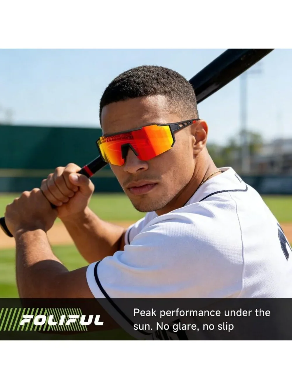Polarized Sports Sunglasses for Men & Women - Ideal for Running, Cycling